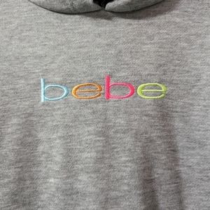 BEBE Grey Hoodie Medium NWT